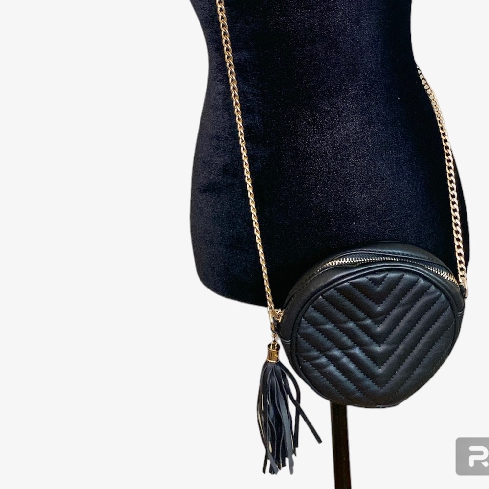 Faux leather purse